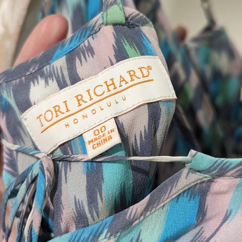Tori Richard silk maxi dress - Picture 2 of 6